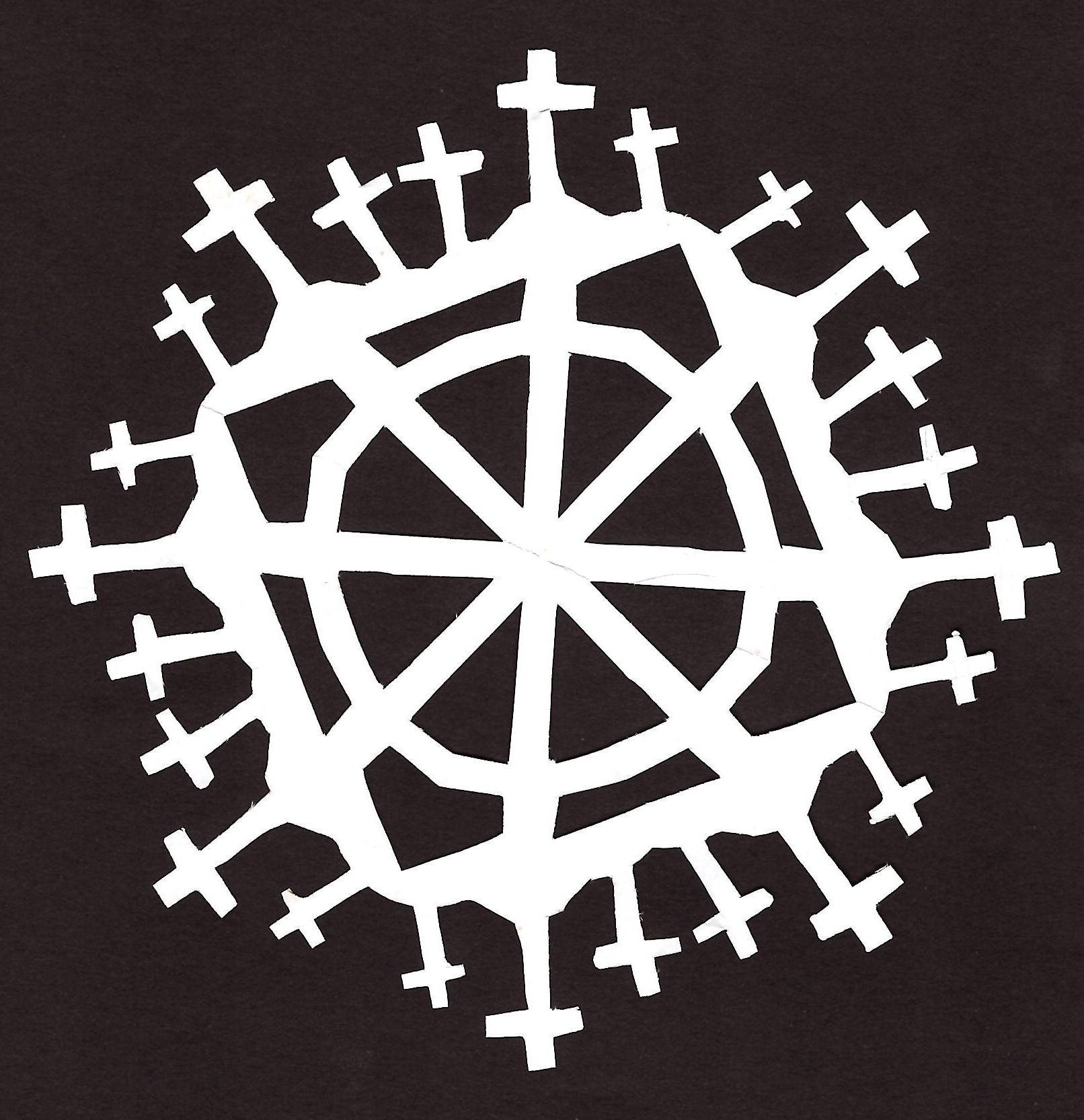 Snowflake - Cross - Jesus' Crucifixion