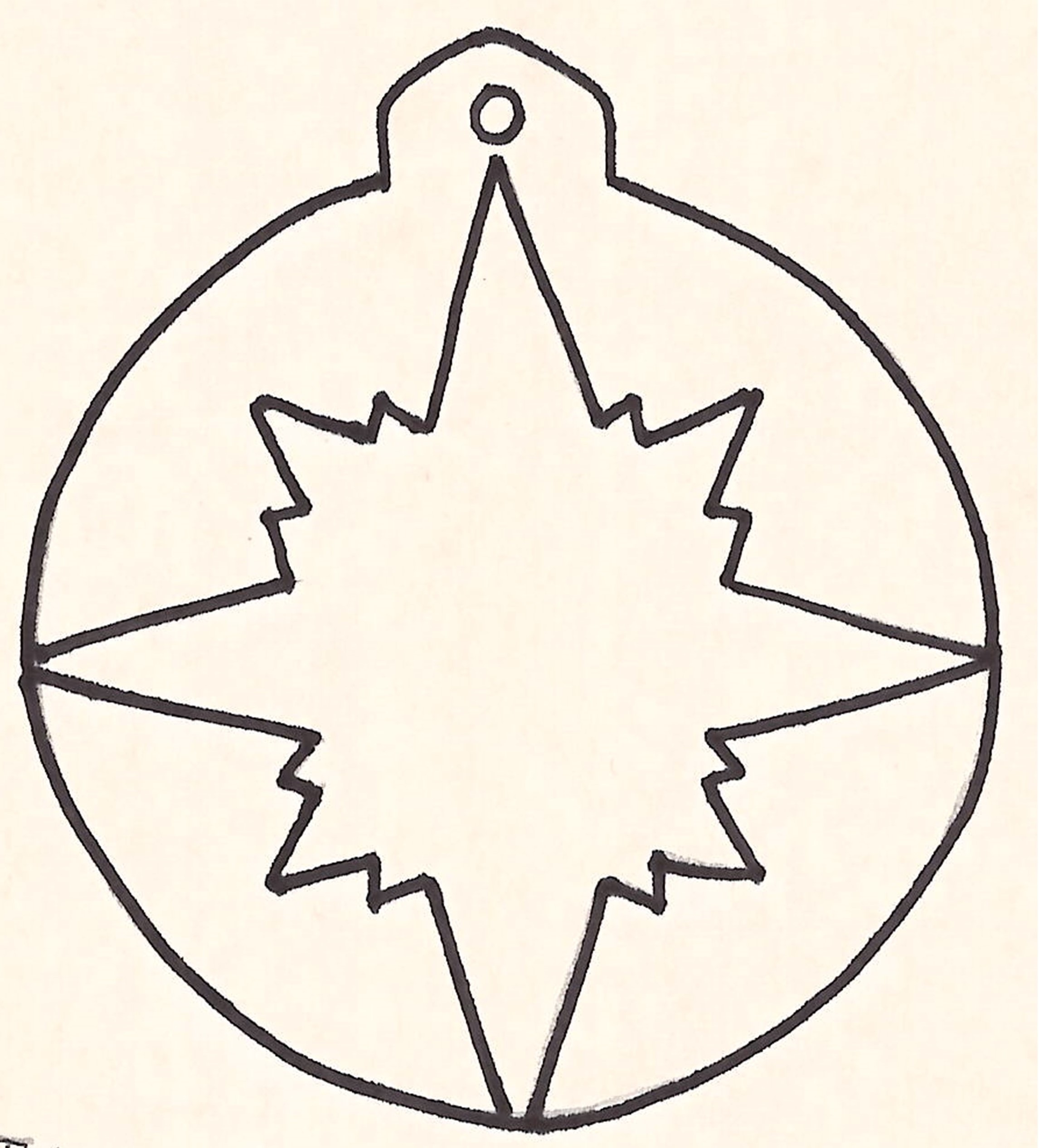 Christmas Star Ornament