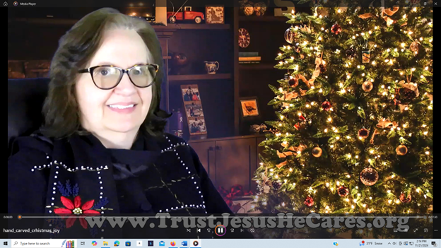 Christmas Story - Hand Carved Christmas Joy